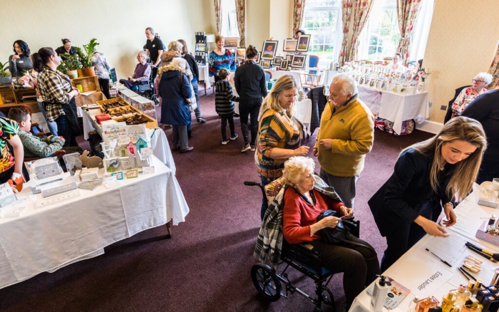 Middleton Hall Retirement Village Spring Fair. 20/04/2024.  Photograph: Stuart Boulton/MHRV