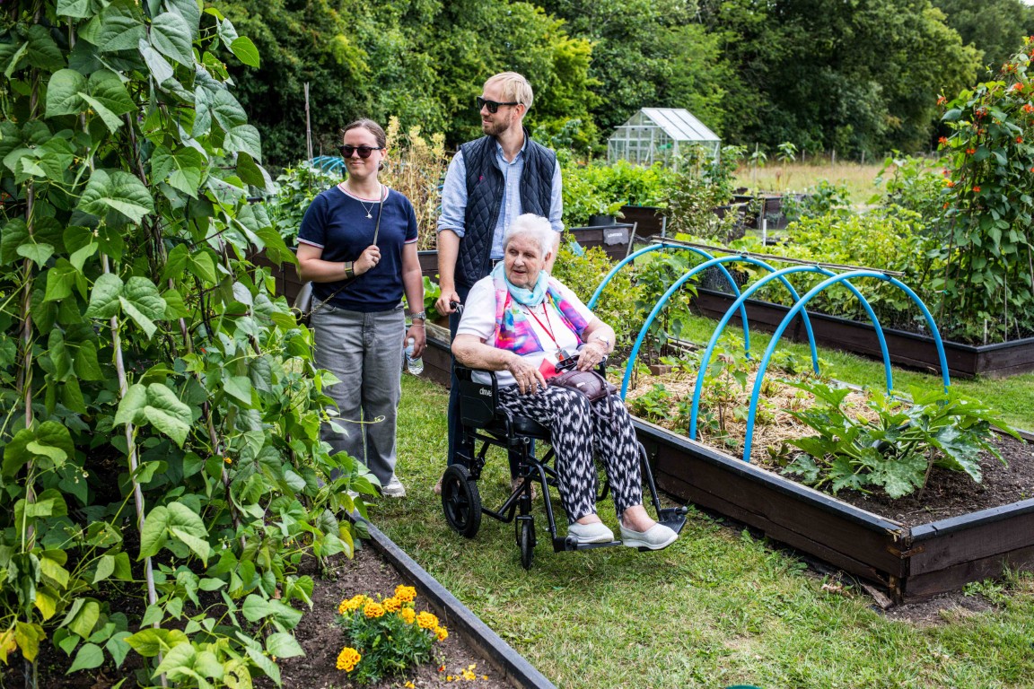 Middleton Hall Retirement Village National Open Garden Scheme. 2.8.2025. Photograph: Stuart Boulton/MHRV