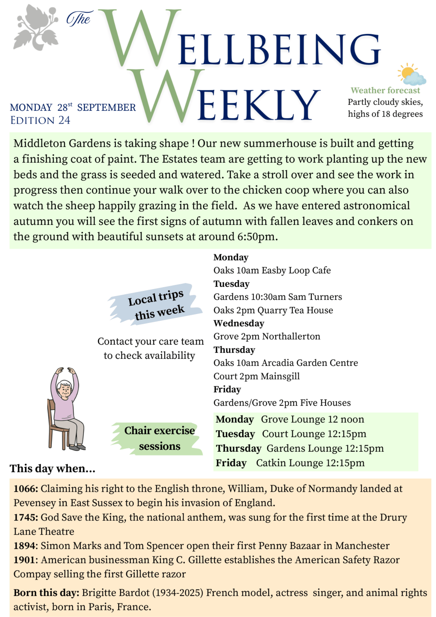 Wellbeing weekly cover photo